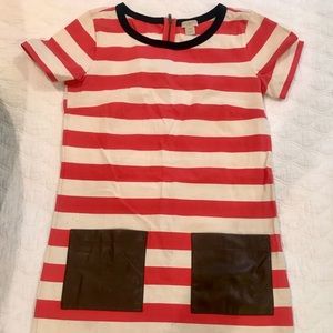 JCREW dress with brown front pockets
